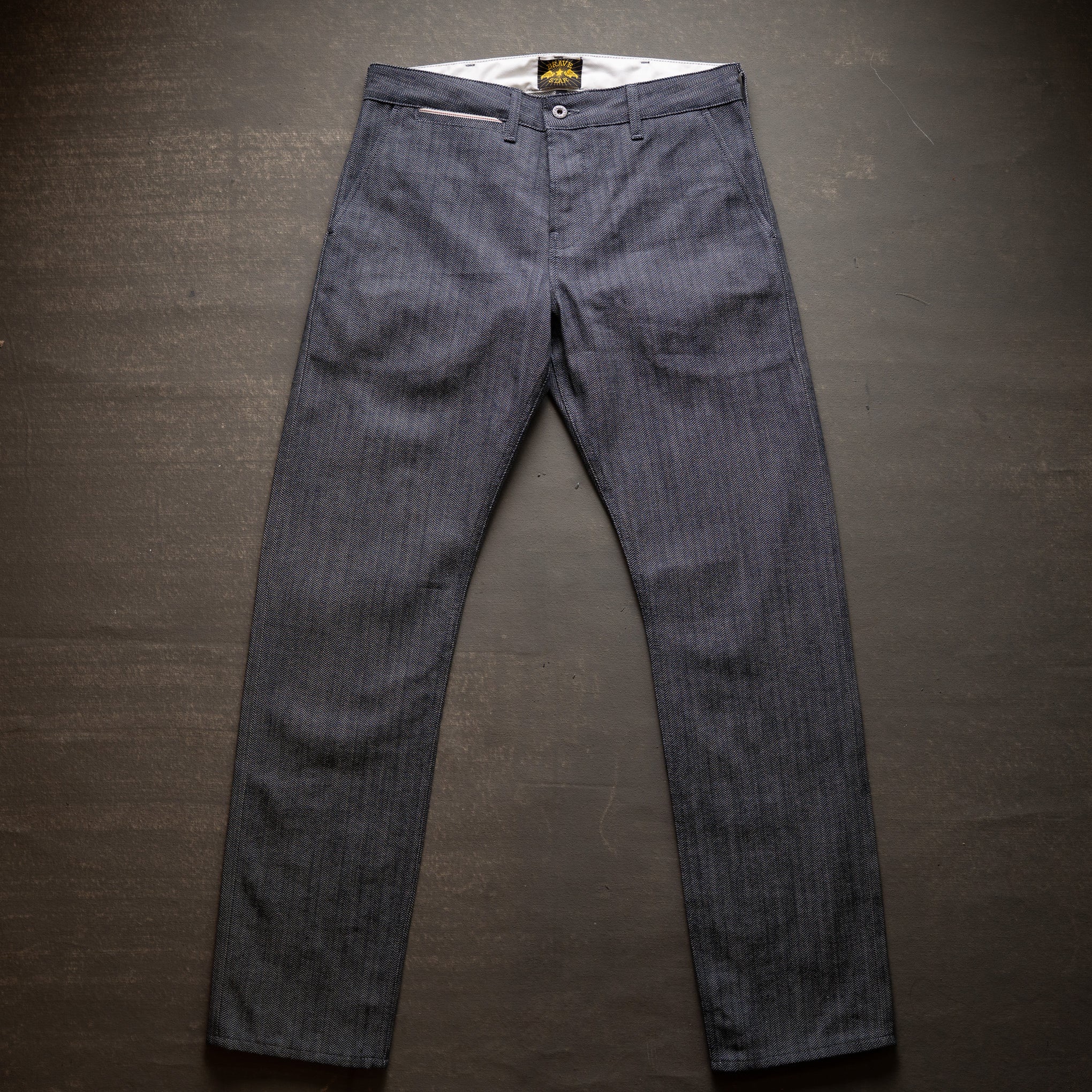Brave Star Selvage Indigo Herringbone Selvedge - Marshall Chino