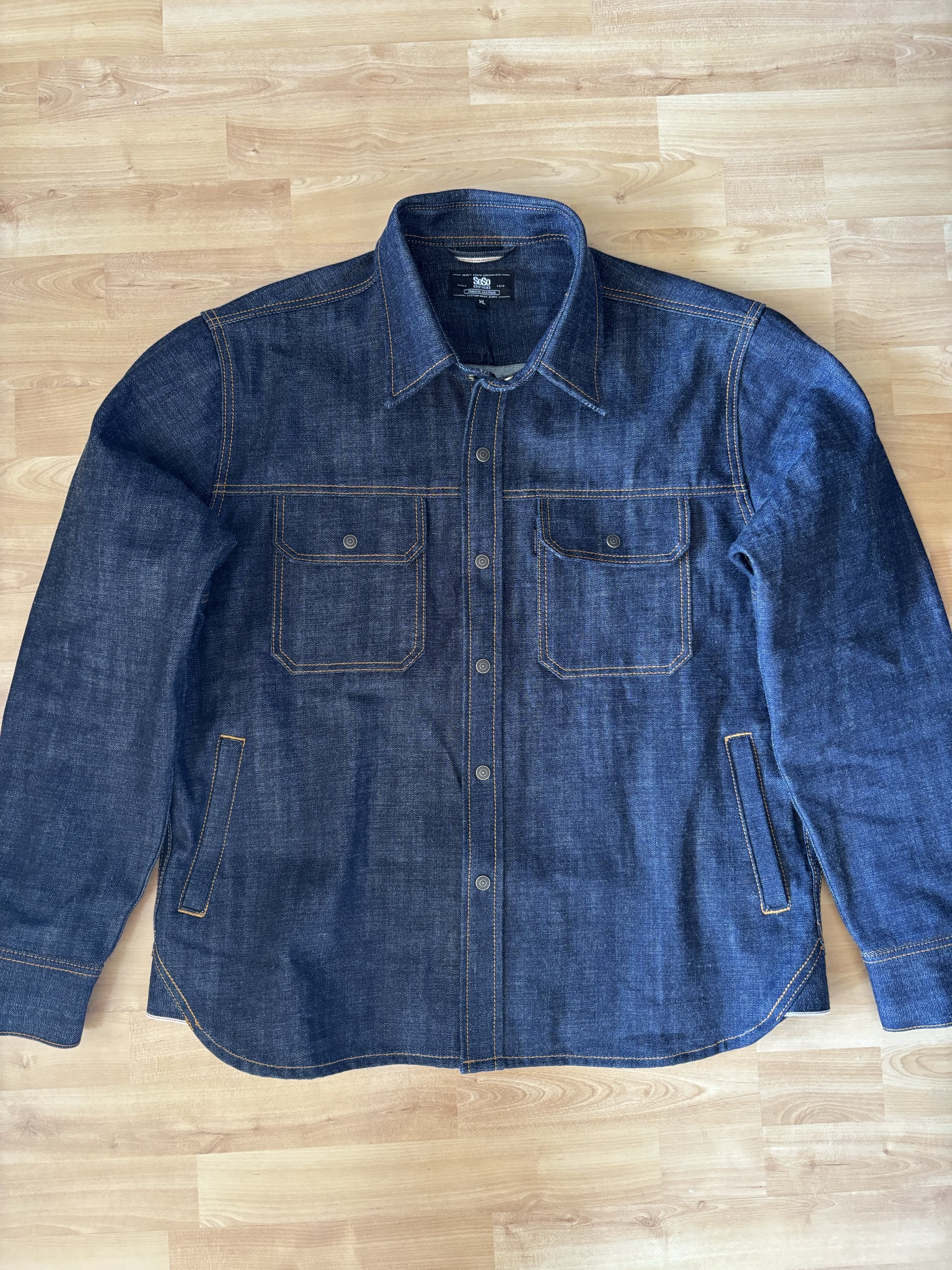 SoSo Brothers 15oz indigo work shirt
