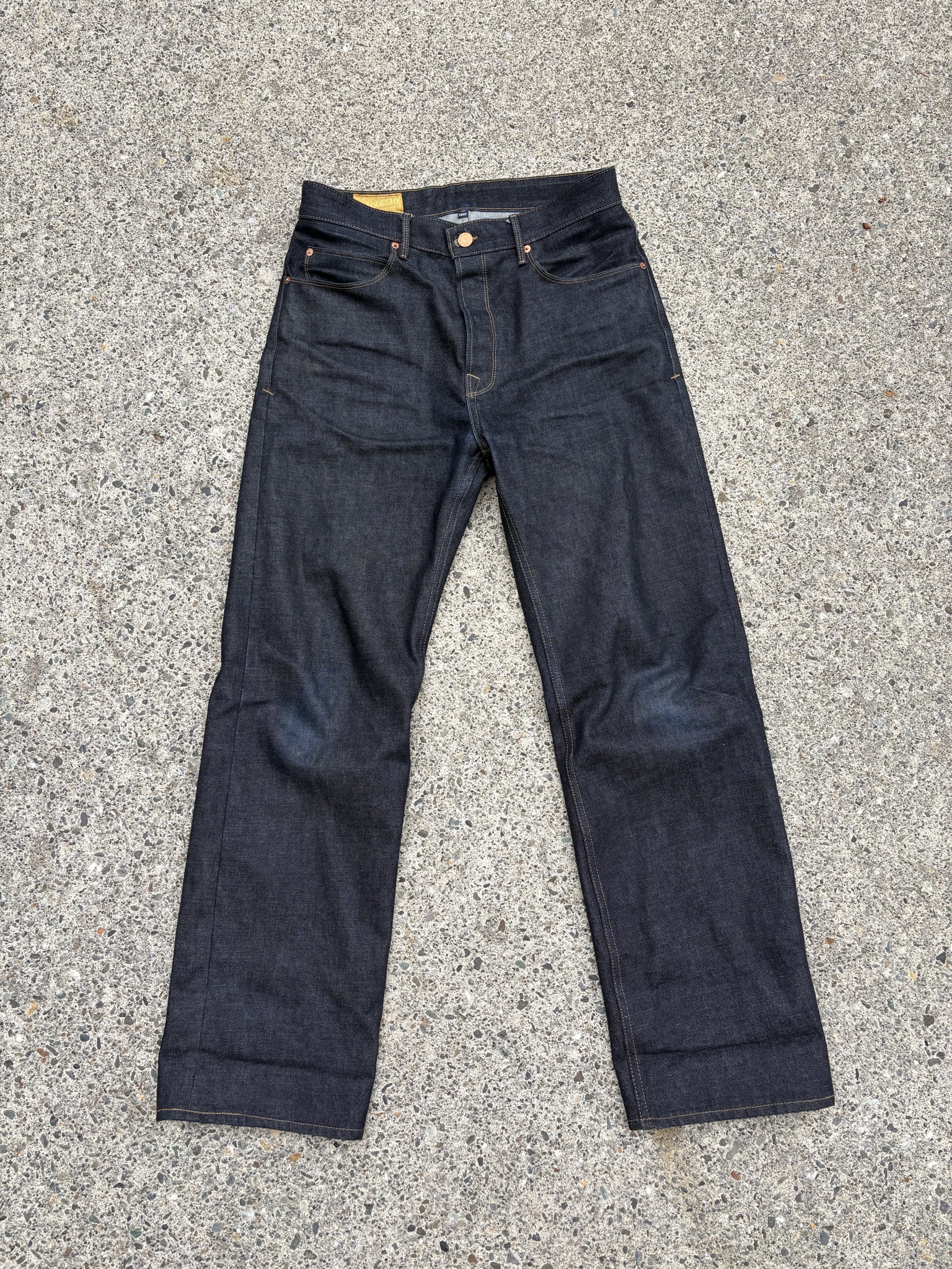 Freenote Cloth Modesto 14.5oz - 14.5oz Kaihara indigo selvedge fade