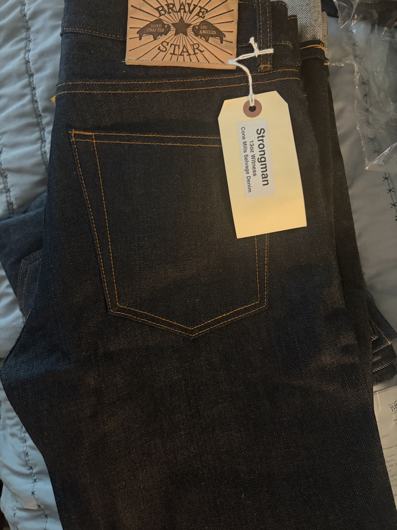 Brave Star Selvage Strongman  13oz cone mills