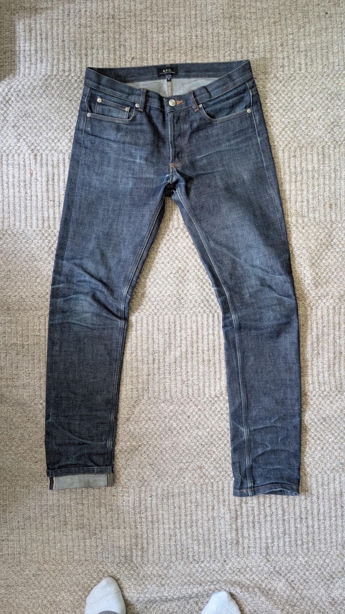 APC Petit New Standard - Slim Tapered Low Rise 14.5oz Japanese Selvedge (Raw)