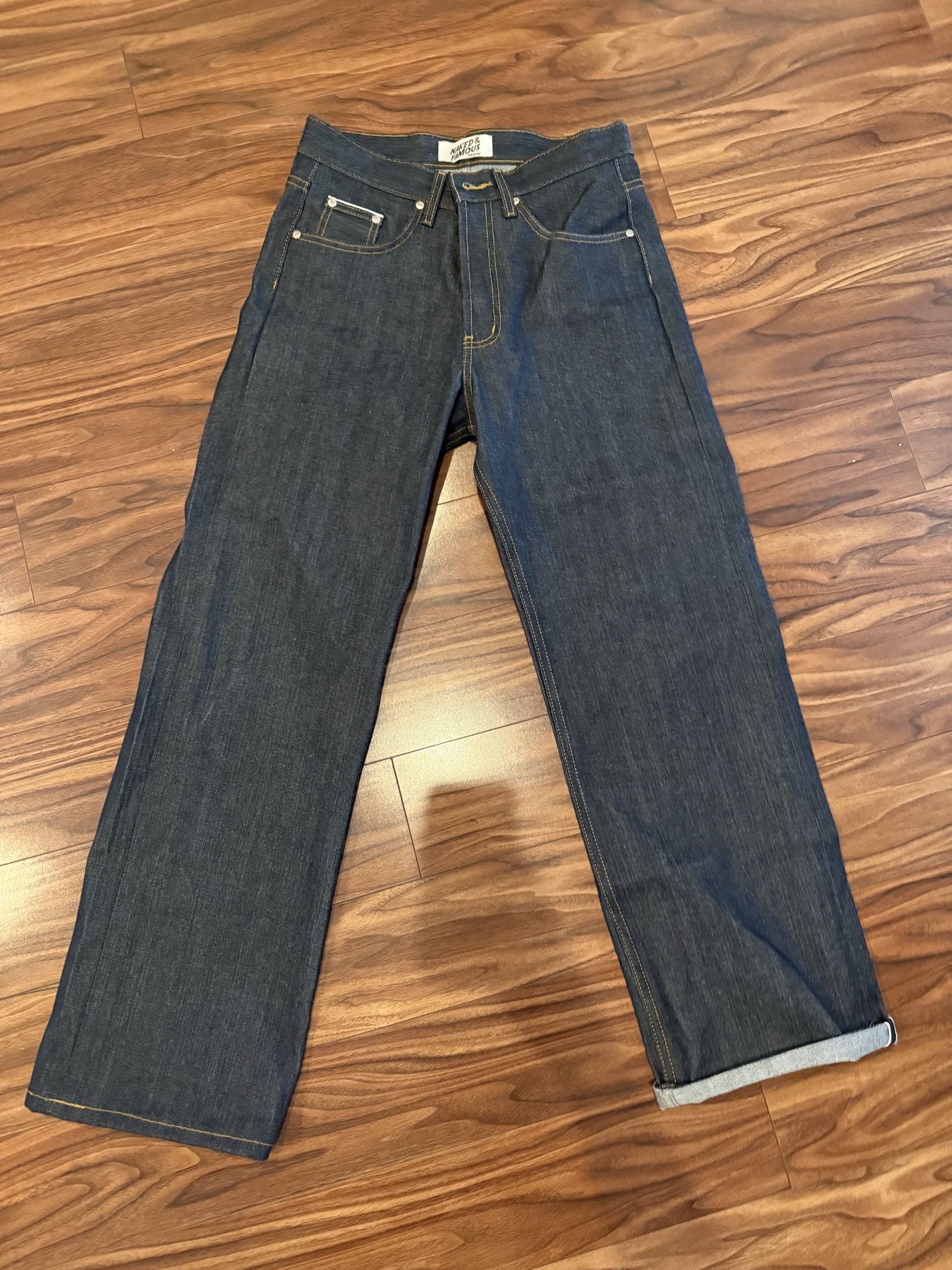 Naked & Famous Denim Strong Guy - Left Hand Twill   Selvedge
